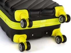 Decent Lumi Fix Handbagage Koffer - 55 Cm - Black/Lemon -Trolley Winkel 1200x897 1