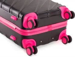 Decent Lumi Fix Handbagage Koffer - 55 Cm - Black/Pink 17 Decent Lumi Fix Handbagage Koffer - 55 Cm - Black/Pink -Trolley Winkel 1200x912 1