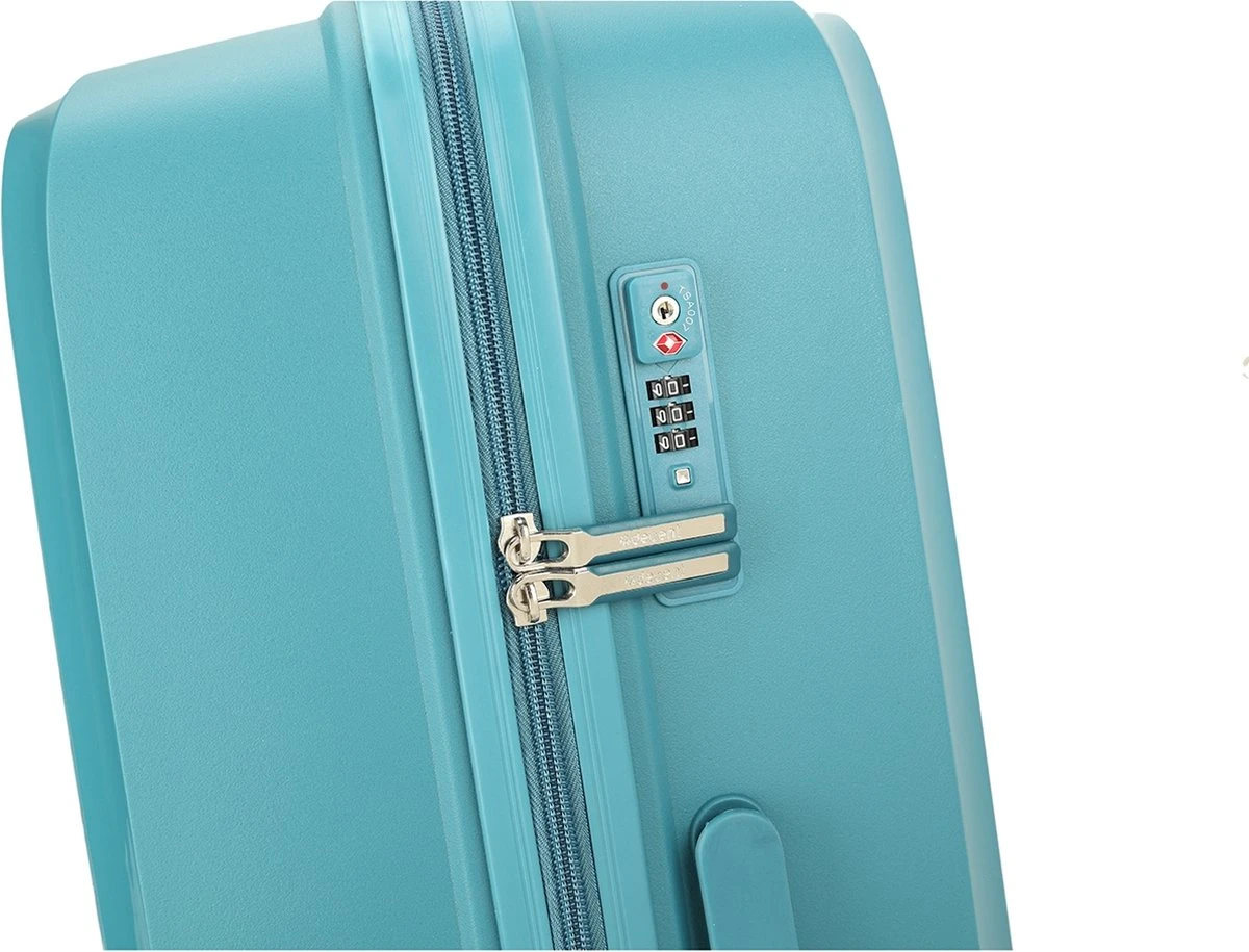 Decent CROSS-ONE PP Trolley 76 Cm - 94 Liter - TSA Slot - Petrol 9 Decent CROSS-ONE PP Trolley 76 Cm - 94 Liter - TSA Slot - Petrol - Afbeelding 7