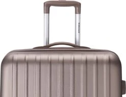 Decent Harde Koffer Tranporto 76 - Champagne 40 Decent Harde Koffer Tranporto 76 - Champagne -Trolley Winkel 1200x924 1