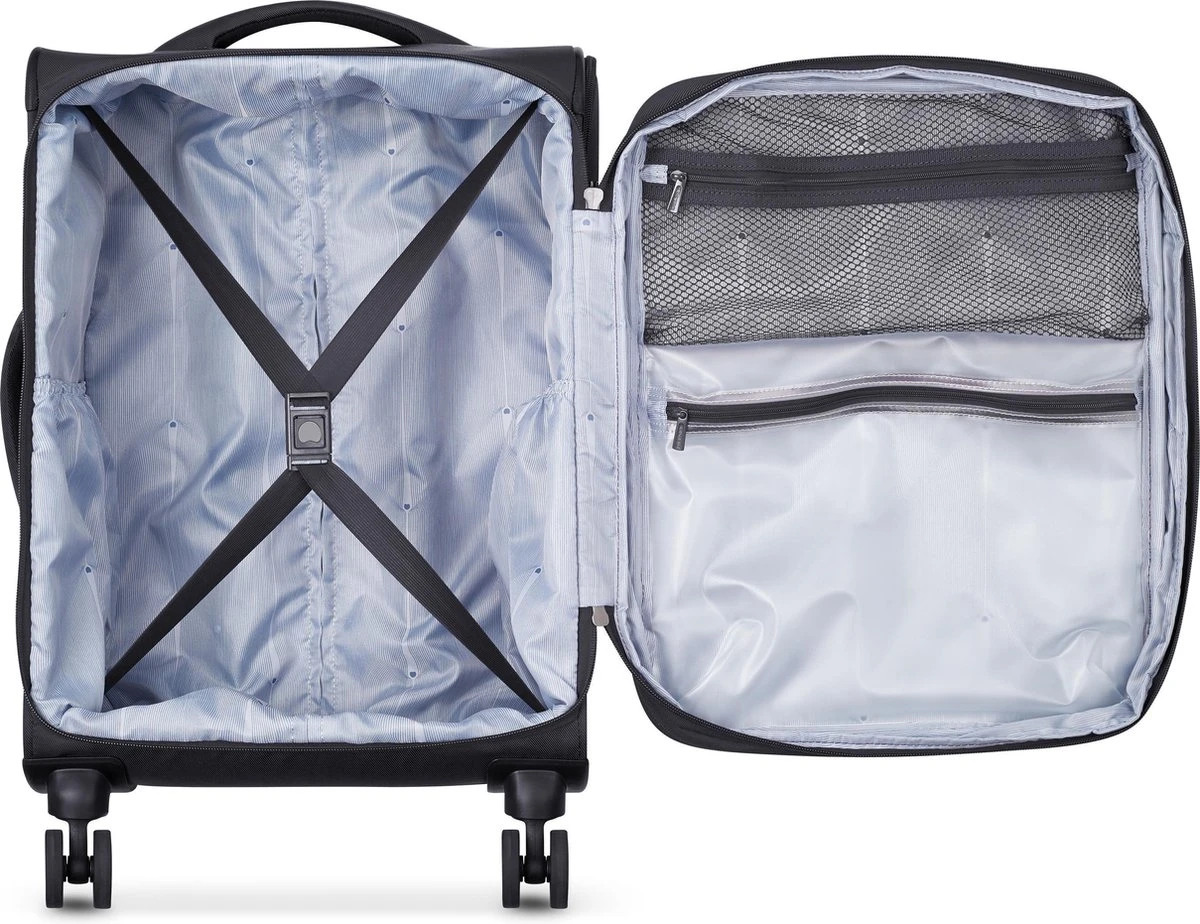 Delsey Optimax Lite Handbagage Koffer 55cm - Zwart 5 Delsey Optimax Lite Handbagage Koffer 55cm - Zwart - Afbeelding 3