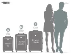 Princess Traveller Barcelona - Handbagage Koffer - Zwart - S - 55cm -Trolley Winkel 1200x932 5