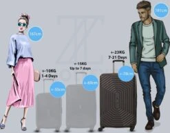 ©TROLLEYZ - Florence No.7 - Reiskoffer 78cm Met TSA Slot - Dubbele Wielen - 360° Spinners - 100% ABS - Reiskoffer In Night Black -Trolley Winkel 1200x940 5