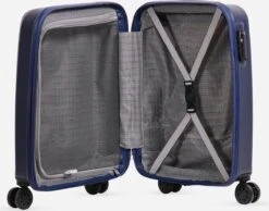 ©TROLLEYZ - Ibiza No.3 - Kofferset 2 Delig - 55cm+78cm Met TSA Slot - Dubbele Wielen - 360° Spinners - 100% ABS - Reiskoffers In Ocean Blue -Trolley Winkel 1200x941 4