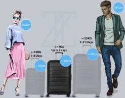 ©TROLLEYZ - Amsterdam No.9 - Reiskoffer 69cm Met TSA Slot - Dubbele Wielen - 360° Spinners - 100% ABS - Reiskoffer In Night Black -Trolley Winkel 1200x942