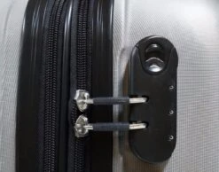 SB Travelbags 'Expandable' Handbagage Koffer 53cm 4 Wielen Trolley - Zilver -Trolley Winkel 1200x942 4