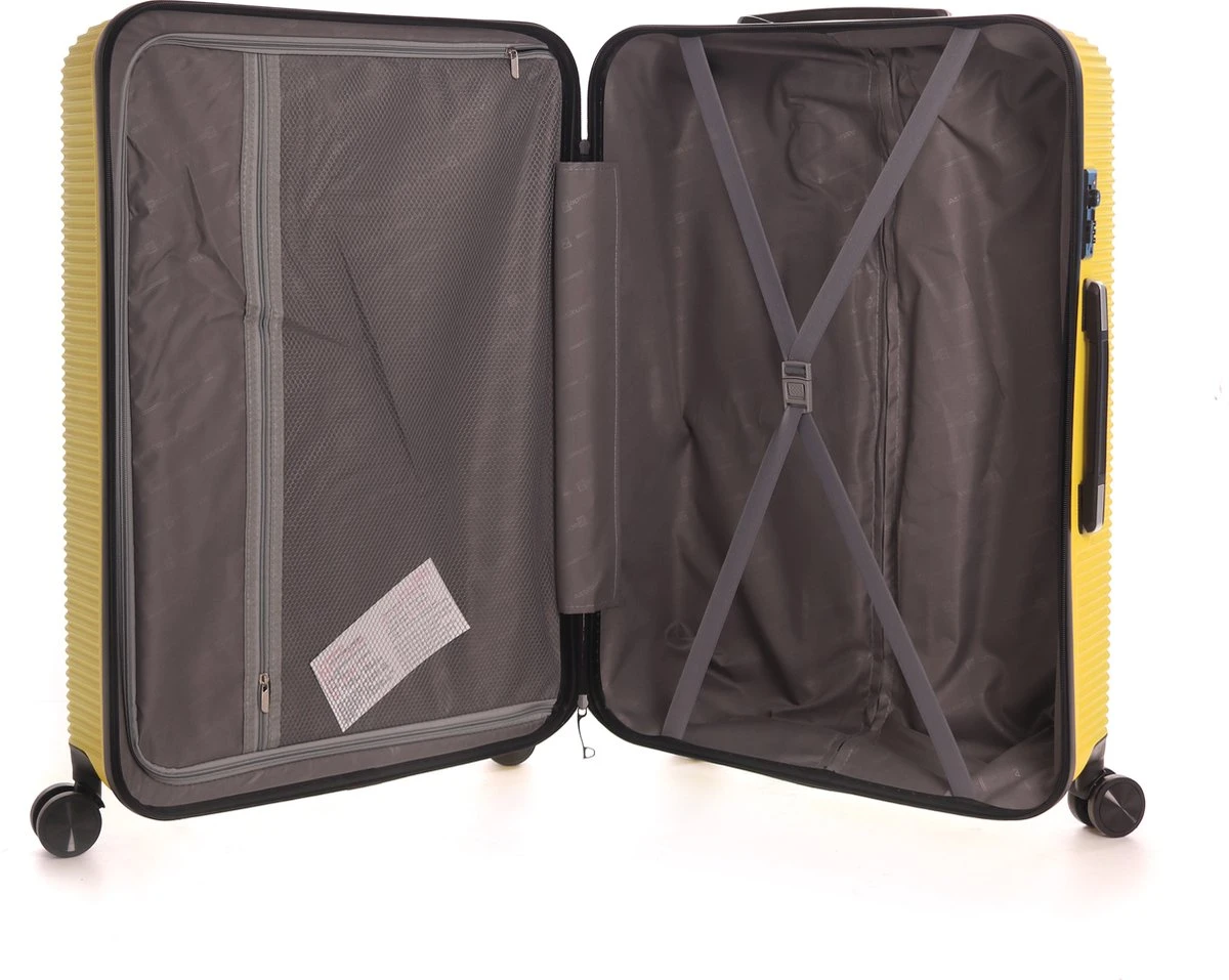 AttitudeZ Air-Z Handbagage Koffer Geel 55cm - TSA-slot 5 AttitudeZ Air-Z Handbagage Koffer Geel 55cm - TSA-slot - Afbeelding 3