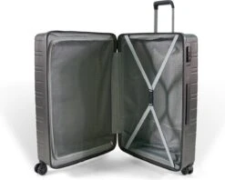 ©TROLLEYZ - Amsterdam No.9 - Reiskoffer 78cm Met TSA Slot - Dubbele Wielen - 360° Spinners - 100% ABS - Reiskoffer In Cloudy Grey 13 ©TROLLEYZ - Amsterdam No.9 - Reiskoffer 78cm Met TSA Slot - Dubbele Wielen - 360° Spinners - 100% ABS - Reiskoffer In Cloudy Grey -Trolley Winkel 1200x964 2