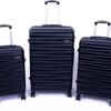 Tobeyz - Kofferset - 3-delig Zwart Handbagage - Verrijdbaar Op 4 Wielen - Stevig ABS - Lichtgewicht, Trolley -Trolley Winkel 1200x975
