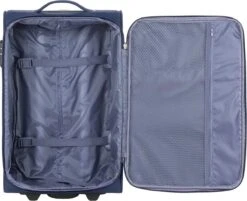 Travelbags Handbagage Zachte Koffer / Trolley / Reiskoffer - The Base - 55 Cm - Blauw -Trolley Winkel 1200x977 2