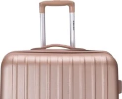 Decent Tranporto-One Handbagage Koffer 55 Cm - Zalmroze -Trolley Winkel 1200x983 2