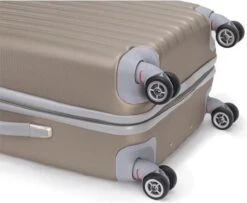 Decent Handbagage Koffer Tranporto - Formaat 55 X 35 X 20 Cm Kleur - Champagne 40 Decent Handbagage Koffer Tranporto - Formaat 55 X 35 X 20 Cm Kleur - Champagne -Trolley Winkel 1200x984 1