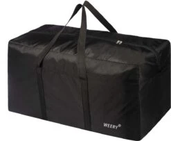WEERY Reistas, 96L Grote Waterdichte Reistassen, Lichtgewicht Opvouwbare Plunjezakken Voor Weekenders Heren Dames, Zwart -Trolley Winkel 1200x986