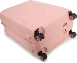 Decent Harde Koffer Axiss-Fix 68 - Roze -Trolley Winkel 1200x987