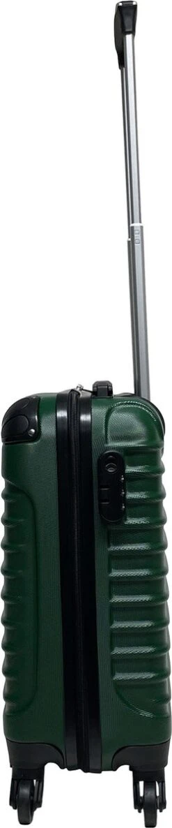 Castillo Quadrant XS - Kleine Handbagage Koffer - Army Groen -Trolley Winkel 250x1200