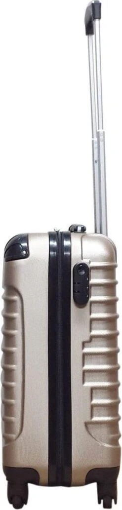 Castillo Quadrant 2 Delige ABS Kofferset (XL + S) - Champagne -Trolley Winkel 287x1200