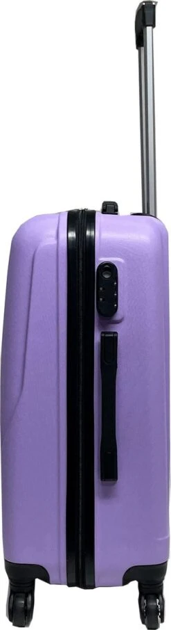Castillo Travelerz 4 Delige ABS Kofferset - Lila -Trolley Winkel 327x1200