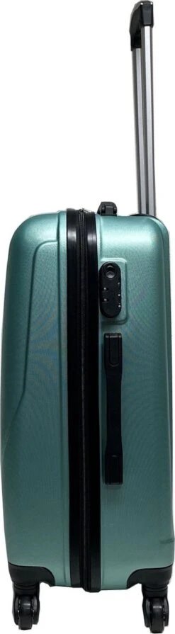 Castillo Travelerz 4 Delige ABS Kofferset - Lichtgroen -Trolley Winkel 331x1200