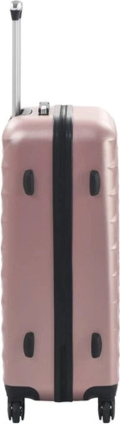 VidaXL 3-delige Harde Kofferset ABS Roségoud -Trolley Winkel 341x1200