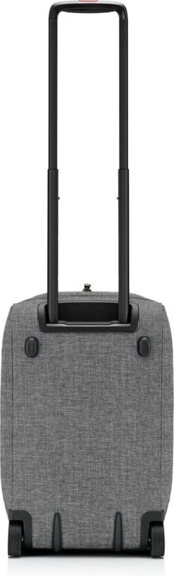 Reisenthel Allrounder Trolley Reiskoffer Reistas Op 2 Wielen - 30L - Twist Silver Grijs -Trolley Winkel 364x1200 1