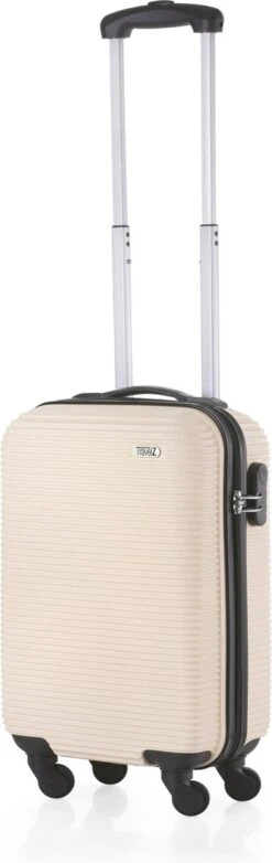 TravelZ Horizon Handbagagekoffer - 54cm Handbagage Trolley Met Gevoerde Binnenkant - Champagne -Trolley Winkel 379x1200 2