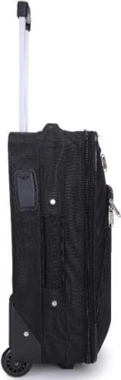 Decent Basic-Line Handbagage Trolley 53 Cm - Zwart -Trolley Winkel 382x1200