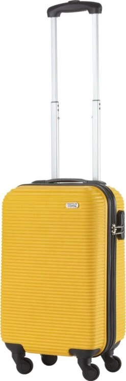 TravelZ Horizon Handbagagekoffer - 54cm Handbagage Trolley Met Gevoerde Binnenkant - Geel -Trolley Winkel 399x1200 3