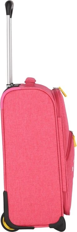 Travelite Handbagage Zachte Koffer / Trolley / Reiskoffer - Youngster - 44 Cm - Roze -Trolley Winkel 400x1200 3