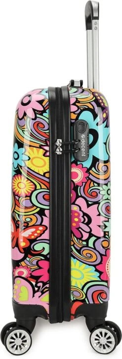 Decent Forenza Handbagage Koffer - 55 Cm - Flowers -Trolley Winkel 408x1200 1