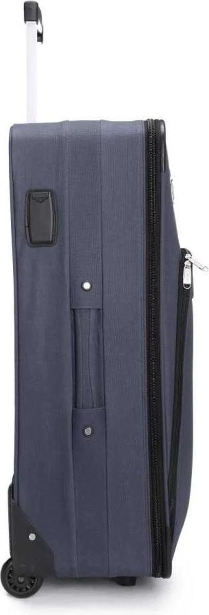 Decent Basic-Line Large Trolley 73 Cm - Donkerblauw 3 Decent Basic-Line Large Trolley 73 Cm - Donkerblauw - Afbeelding 2