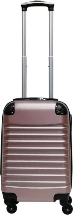 Castillo Quadrant 2 Delige ABS Kofferset (XL + S) - Rosé Gold -Trolley Winkel 411x1200