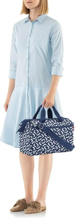 Reisenthel Allrounder S Pocket Reistas - 11L - Signature Navy Blauw -Trolley Winkel 415x1200 1