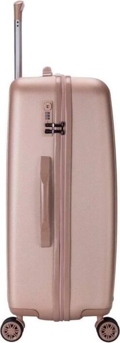 Decent Tranporto-One Handbagage Koffer 55 Cm - Zalmroze -Trolley Winkel 420x1200 6