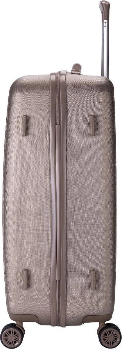 Decent Handbagage Koffer Tranporto - Formaat 55 X 35 X 20 Cm Kleur - Champagne 4 Decent Handbagage Koffer Tranporto - Formaat 55 X 35 X 20 Cm Kleur - Champagne - Afbeelding 2