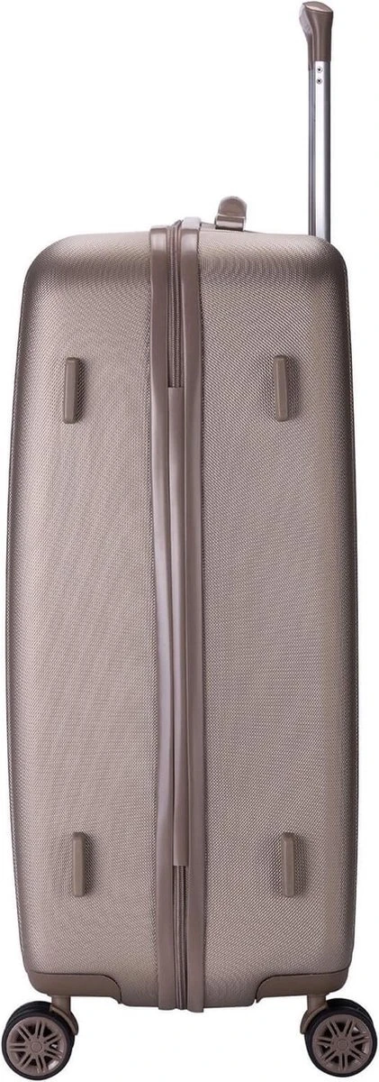 Decent Handbagage Koffer Tranporto - Formaat 55 X 35 X 20 Cm Kleur - Champagne 19 Decent Handbagage Koffer Tranporto - Formaat 55 X 35 X 20 Cm Kleur - Champagne - Afbeelding 17