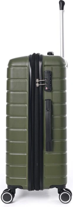 Jump Arogado - Reiskoffer - 66 Cm - 4 Wielen - TSA-Cijferslot - Kaki -Trolley Winkel 423x1200