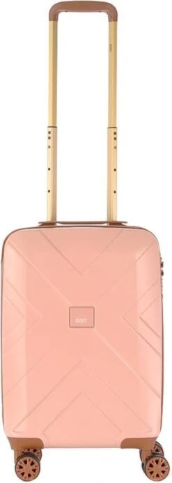 Oistr Florence Handbagage Spinner S Matte Pink -Trolley Winkel 428x1200 3