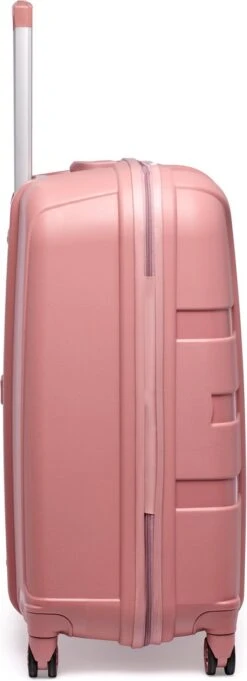 ©TROLLEYZ - Paris No.5 - Reiskoffer - 78cm Met TSA Slot - Dubbele Wielen - 360° Spinners - 100% Polypropyleen - Reiskoffer In Rose Blush 27 ©TROLLEYZ - Paris No.5 - Reiskoffer - 78cm Met TSA Slot - Dubbele Wielen - 360° Spinners - 100% Polypropyleen - Reiskoffer In Rose Blush -Trolley Winkel 435x1200 1