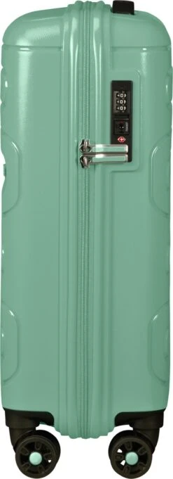 American Tourister Reiskoffer - Sunside Spinner 55/20 (Handbagage) Mineral Green 16 American Tourister Reiskoffer - Sunside Spinner 55/20 (Handbagage) Mineral Green -Trolley Winkel 435x1200 4