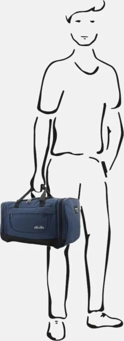 Enrico Benetti Orlando 35300 S Reistas / Sporttas 41 Liter - Navy Blauw -Trolley Winkel 438x1200 1