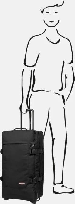 Eastpak TRANVERZ M Reiskoffer (67 X 35.5 X 30 Cm) - Black -Trolley Winkel 443x1200 1