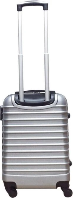 Castillo Quadrant 2 Delige ABS Kofferset (XL + S) - Zilver -Trolley Winkel 444x1200 3