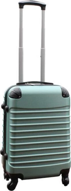 Travelerz Kofferset 3 Delig Met Wielen En Cijferslot - ABS - Groen (228-) -Trolley Winkel 447x1200
