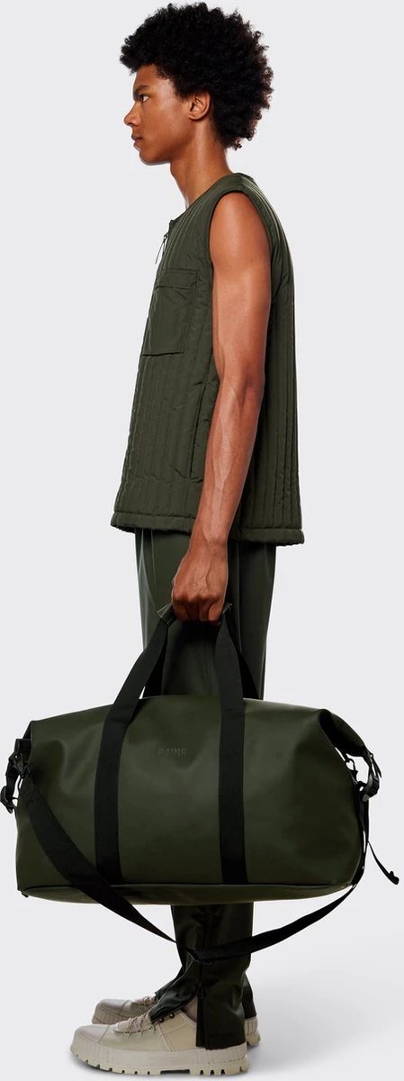 Rains Weekendtas 37 Liter - Groen 4 Rains Weekendtas 37 Liter - Groen - Afbeelding 2