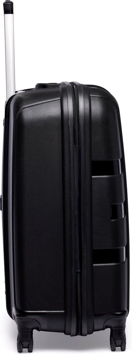 ©TROLLEYZ - Paris No.5 - Reiskoffer - 78cm Met TSA Slot - Dubbele Wielen - 360° Spinners - 100% Polypropyleen - Reiskoffer In Piano Black 13 ©TROLLEYZ - Paris No.5 - Reiskoffer - 78cm Met TSA Slot - Dubbele Wielen - 360° Spinners - 100% Polypropyleen - Reiskoffer In Piano Black - Afbeelding 11