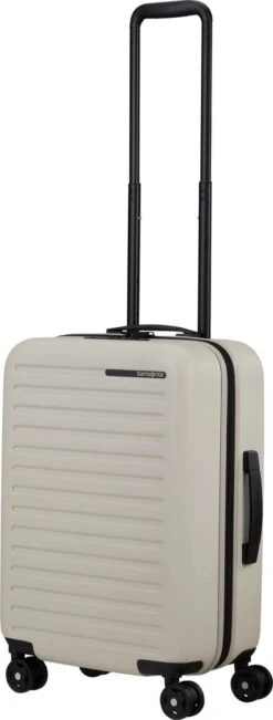 Samsonite Reiskoffer - Stackd Spinner Uitbreidbaar (4 Wielen) 55 Cm Handbagage - Sand - 2.8 Kg -Trolley Winkel 455x1200 3