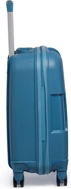 ©TROLLEYZ - Venice No.10 - Trolley - 55cm Met TSA Slot - Dubbele Wielen - 360° Spinners - 100% Polypropyleen - Handbagage Koffer In Ice Blue -Trolley Winkel 455x1200 5