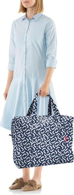 Reisenthel Mini Maxi Touringbag Reistas - Opvouwbaar - 40L - Signature Navy Blauw -Trolley Winkel 456x1200 1