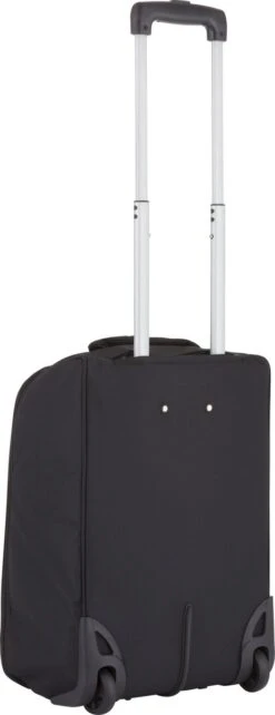TravelZ Handbagage 42cm Underseat - Handbagagekoffer Opvouwbaar 1,5kg - Ultralicht - 2 Wiel - Zwart -Trolley Winkel 462x1200 5
