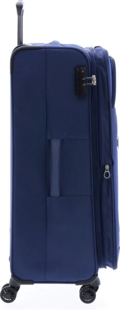Gladiator Siroco L Grote Koffer 78 Cm - 115 Liter - Expandable - TSA Slot - Blauw -Trolley Winkel 467x1200